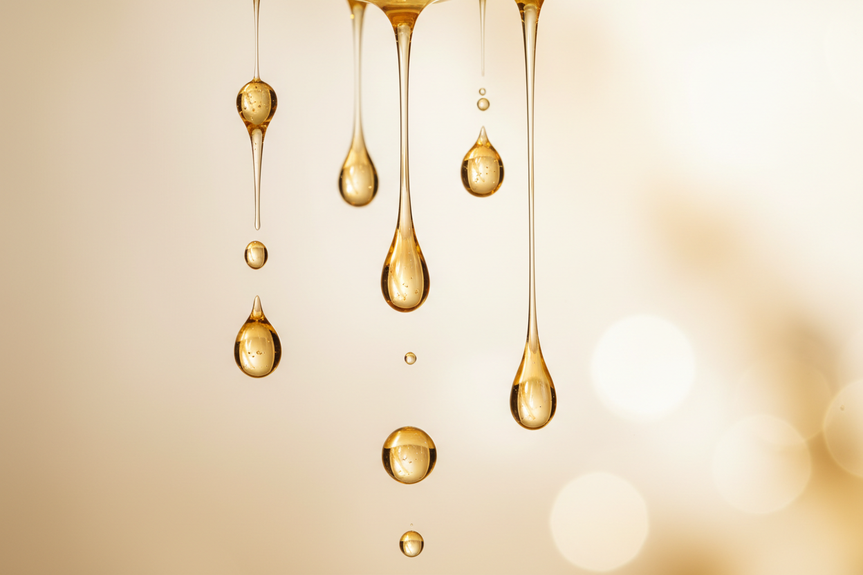 Des goûts d’huile tomber