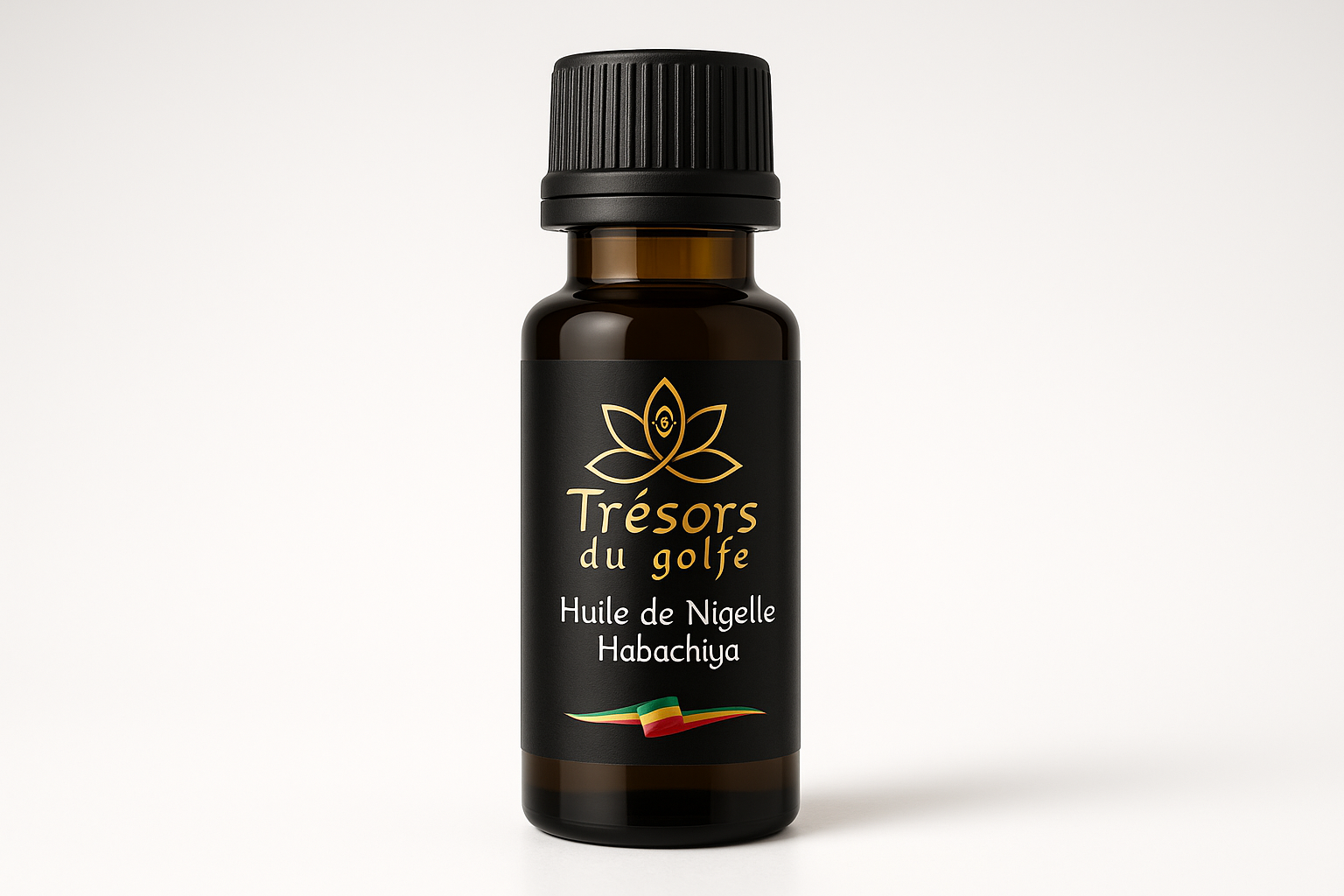 Huile de Nigelle Trésor du Golfe - Photo Professionnelle